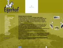 Tablet Screenshot of egerhof-reiterferien.de